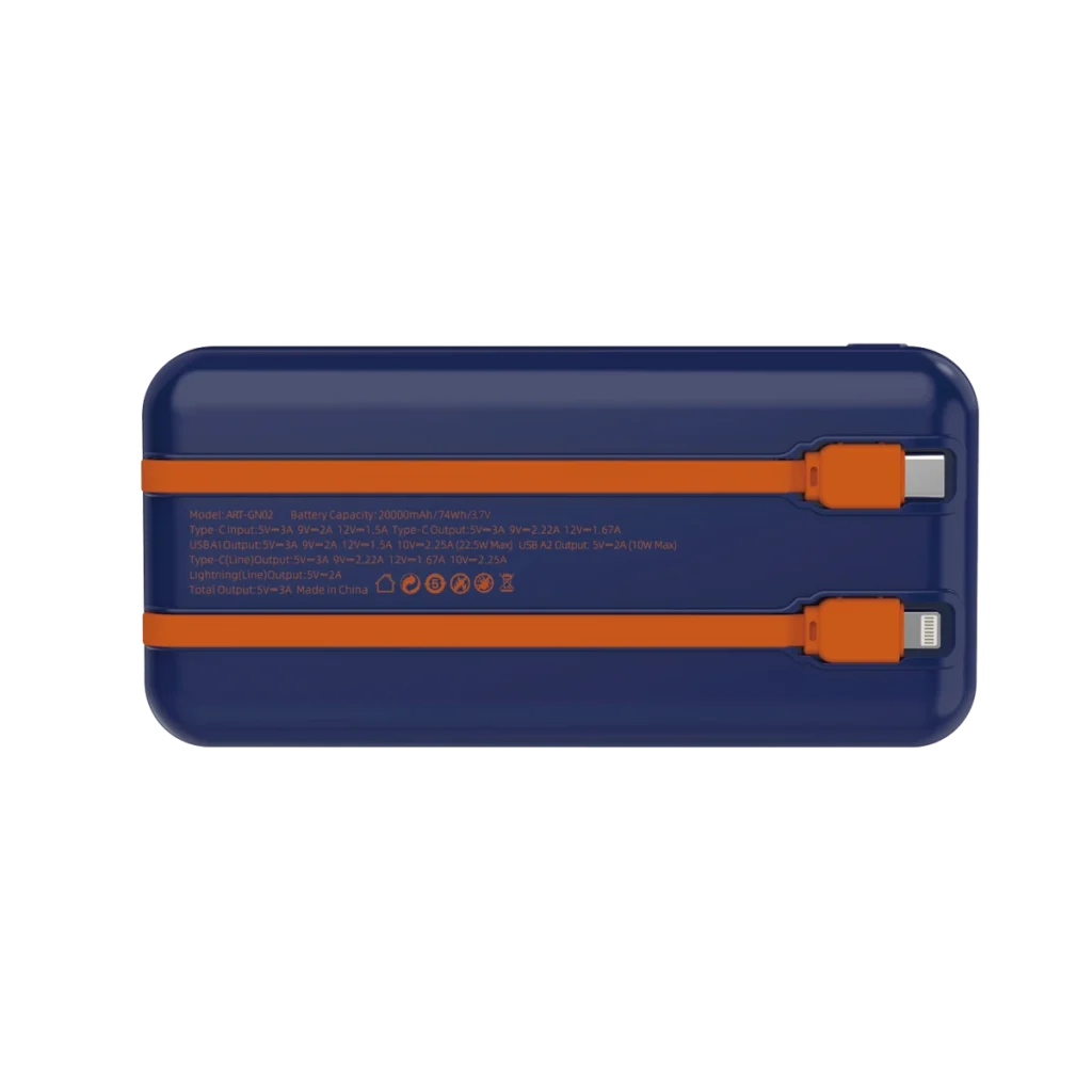 20000mAh Fast Charge Power Bank — product detail