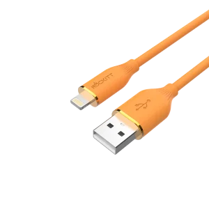 Usb A To Lightning Orange Cable 1 
