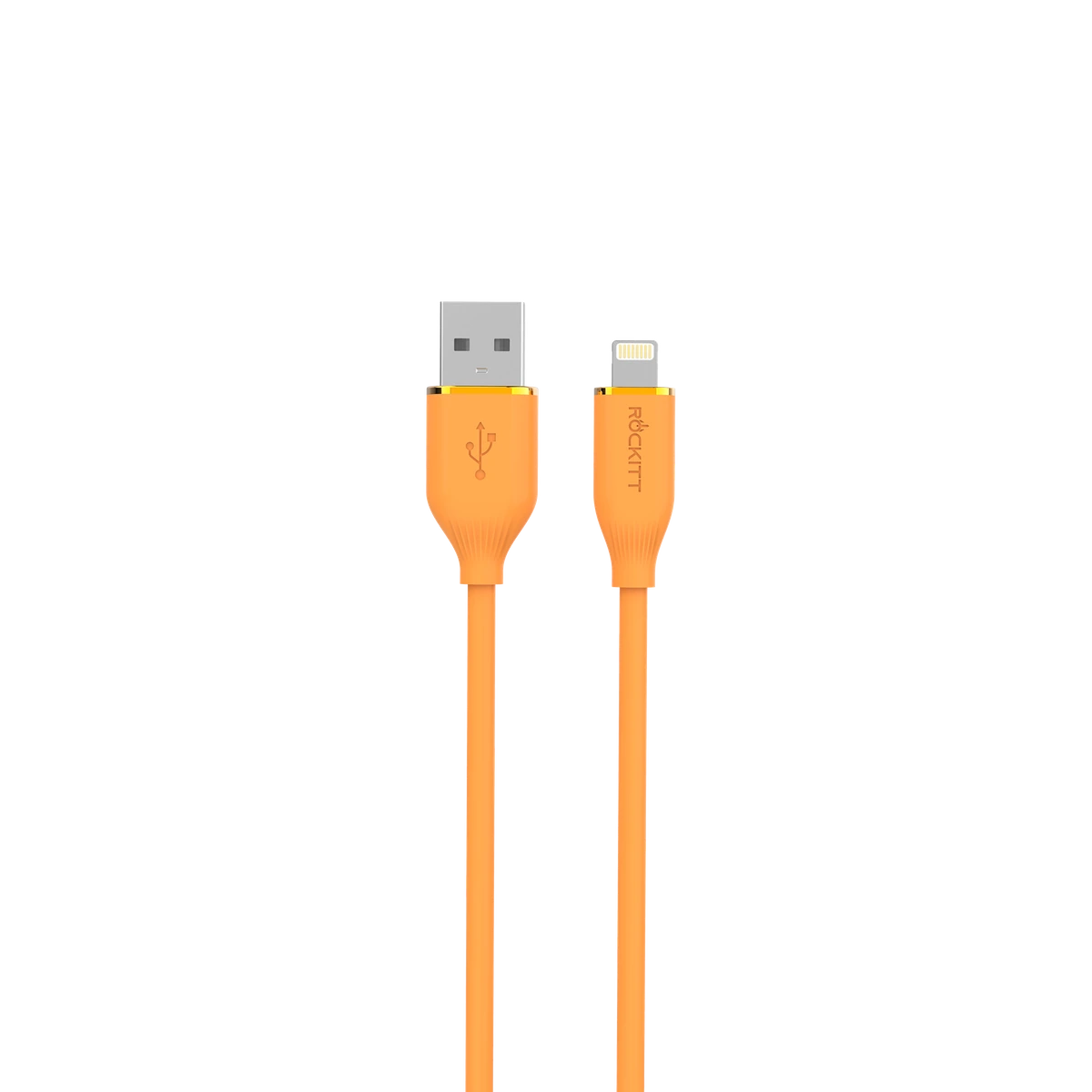 Usb A To Lightning Orange Cable 2